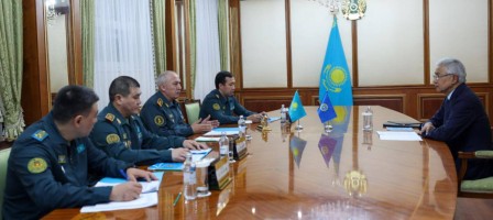 Қорғаныс министрі ҰҚШҰ Бас хатшысы Тасмағамбетовпен келіссөз жүргізді.