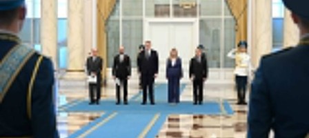 Тоқаев бірқатар мемлекеттің елшілерінен сенім грамоталарын қабылдады.