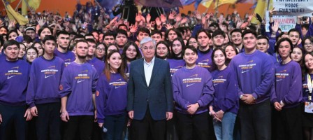 Президент «Жаңа адамдар» жастар форумында сөз сөйледі.