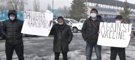 Талдықорғанда митингке шыққандар сотпен ескерту алды.