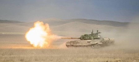 Мәтібұлақта танктер атысты