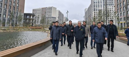 Президент Астанадағы Greenline бульварын аралап көрді