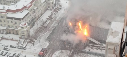 Астанада Cinema City кинотеатрының ғимараты өртенді