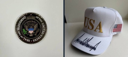 Трамп Тоқаевқа өз қолтаңбасы бар бейсболка сыйлады