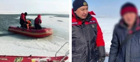 Ерлі-зайыптылар мінген көлік мұз астына түсіп кетті: әйелі қаза тапты