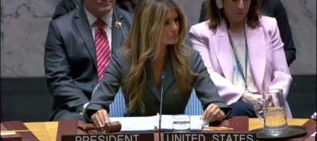 Мелания Трамп БҰҰ Қауіпсіздік Кеңесінде сөз сөйледі