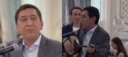 Депутат Ринат Зайытов тойда келіннің бетін ашып жүр (ВИДЕО)
