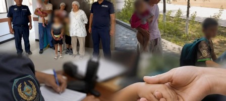 Түркістанда төрт баласымен жоғалып кеткен әйел аман-есен табылды