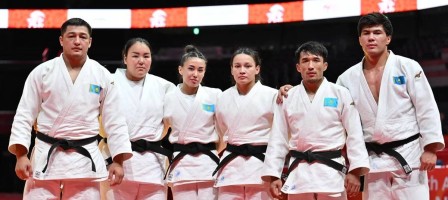 Қазақстан дзюдо құрамасы Азия ойындарында командалық сында күміс алды