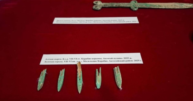 Қарағанды облысында сақ жауынгерінің бүтін сақталған жерлеу орны табылды