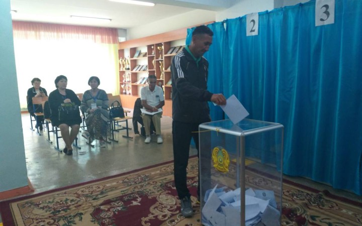 ОСК: Сайлаушылардың 77 пайызы дауыс берді.