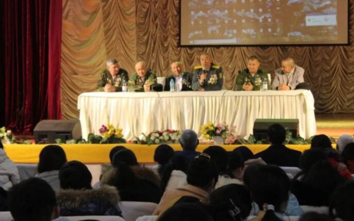 Ауған соғысы ардагерлері жастармен кездесті.