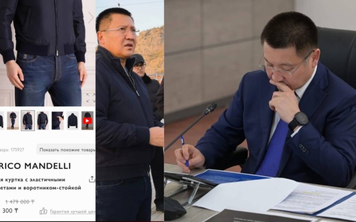 «1 млн 400 мың теңге»: Павлодар облысы әкімінің сырт киімі көзге түсті