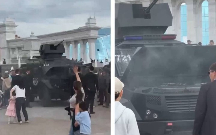 Астанада мерекелік шара кезінде әскери техникадан ақау шықты