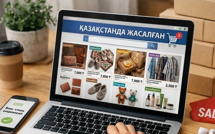 Маркетплейстер «Қазақстанда жасалған» таңбасы бар тауарларды ілгерілетуге міндеттеледі