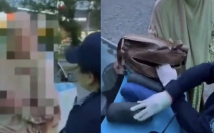 Шымкентте хиджабтағы қыз есірткі таратты деген күдікке ілінді