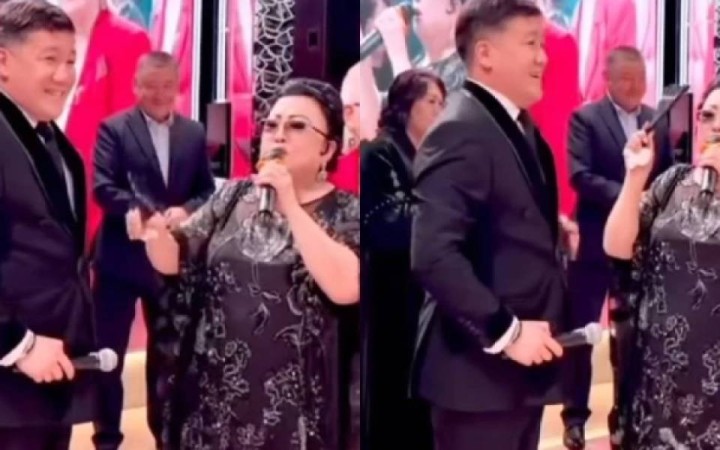 Мақпал Жүнісова Тұрсынбек Қабатовқа қалжың айтып, жұртты күлдірді
