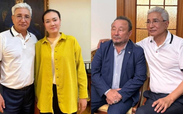 "Ақ батасын алдым": күйші Әлия Қарамұхан Иманғали Тасмағамбетовпен кездескен сәтін айтты