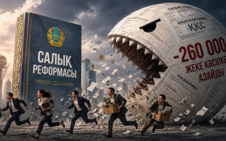 Жаңа салық кодексі 260 мың жеке кәсіпкерді «жұтып қойды»
