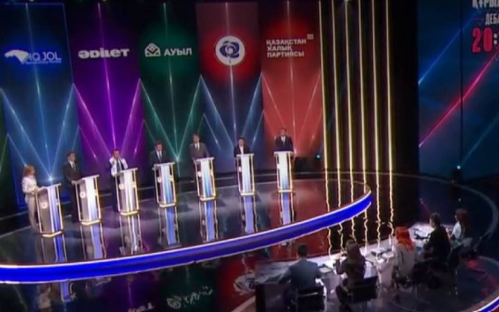 «Жетінші арнада» сайлауалды теле дебаттың аралық дауыс беру нәтижесі жарияланды