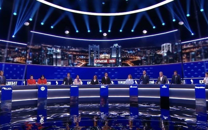 Jibek Joly телеарнасында жеті саяси партияның дебаты аяқталды
