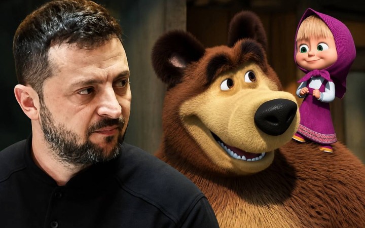 Зеленский «Маша мен Медведь» мультсериалына тыйым салды