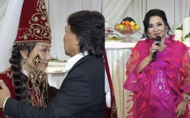 Гүлзира Айдарбекова Өктем Алтаевтың қызын ұзатып, арнайы ән арнады