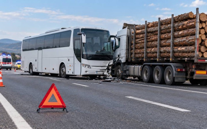 Автобус пен жүк көлігі соқтығысып, 11 адам қаза тапты
