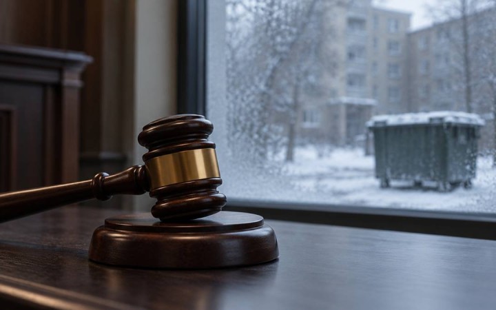 Семейде нәрестені қоқысқа тастаған экс-полицей өмір бойына сотталды
