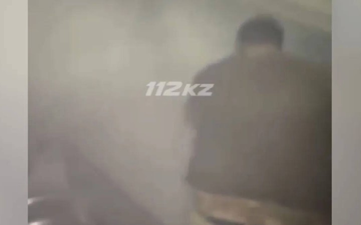 Түркістанда көпқабатты үйдің астындағы дәмханадан өрт шықты