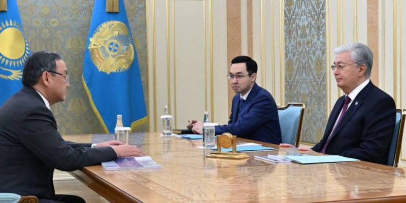 Мемлекет басшысы Ұлттық ғылым академиясының президенті Ақылбек Күрішбаевты қабылдады.