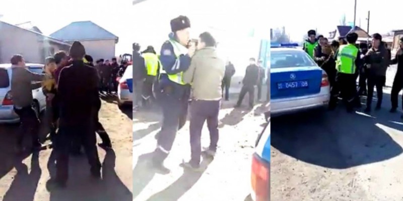 Қордайда полицейлерді сабаған Воингуйлер қамауға алынды.