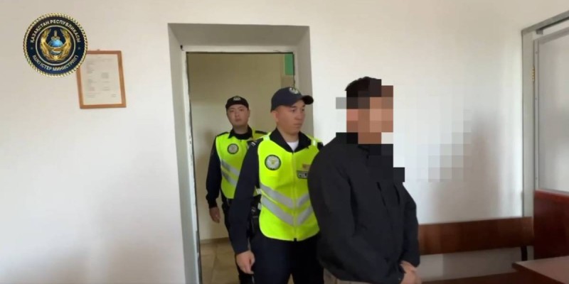 Полицейлерге қарсылық көрсеткен Қонаев тұрғыны 7 тәулікке қамалды.