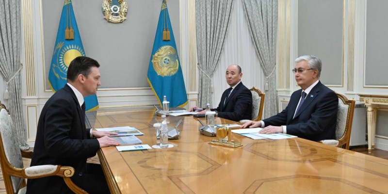 Тоқаев Еуразиялық даму банкінің басқарма төрағасын қабылдады.