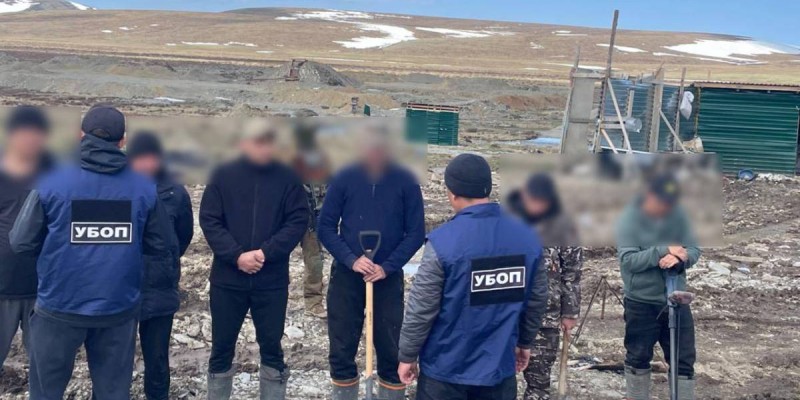 ШҚО-да алтынды заңсыз өндірумен айналысқандар ұсталды.