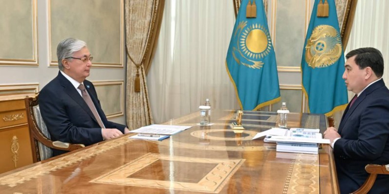 Президент Мемлекеттік қызмет істері агенттігінің төрағасын қабылдады.