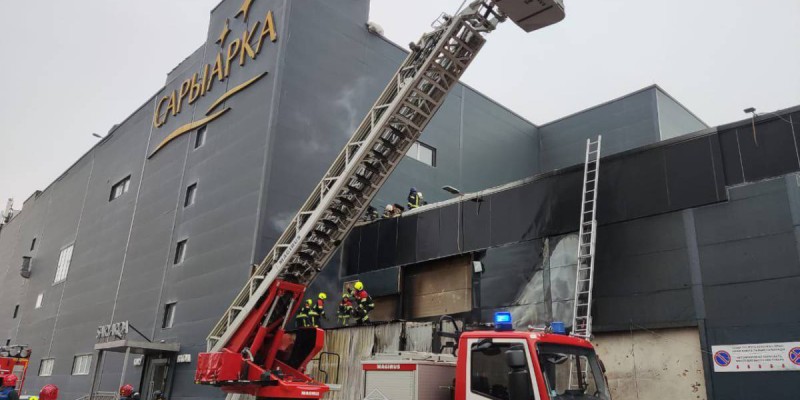  Астанада Сарыарқа өртке оранды.