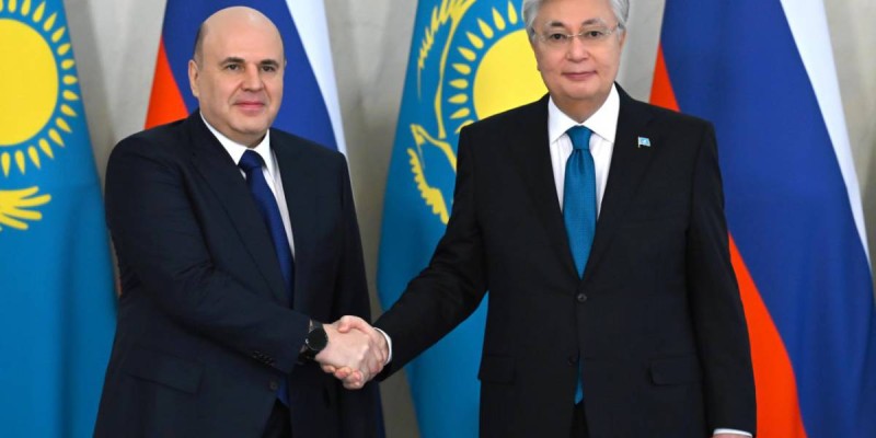 Тоқаев РФ Үкіметінің төрағасы Михаил Мишустинмен кездесті.