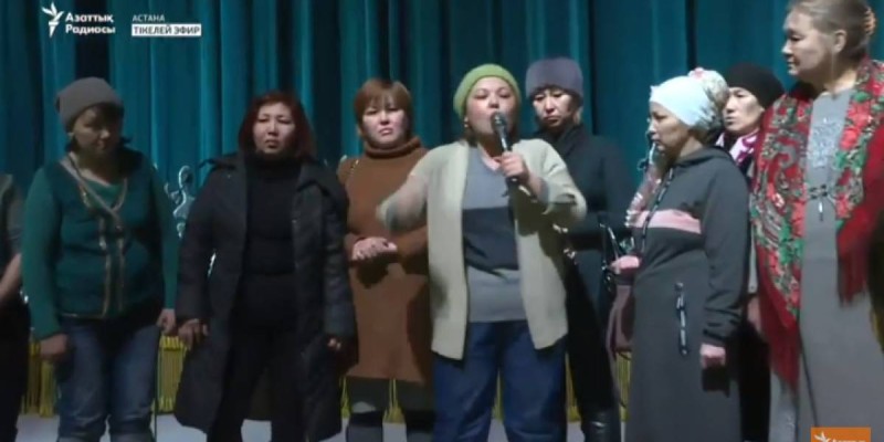 Алматы мен Астанада бір топ ана президент пен үкіметке талап қойды (видео).