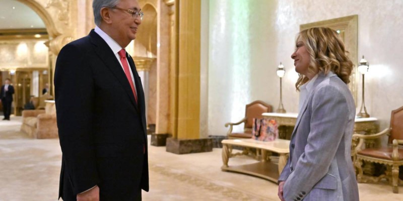 Тоқаев Италия Министрлер Кеңесінің төрағасы Джорджа Мелонимен кездесті.