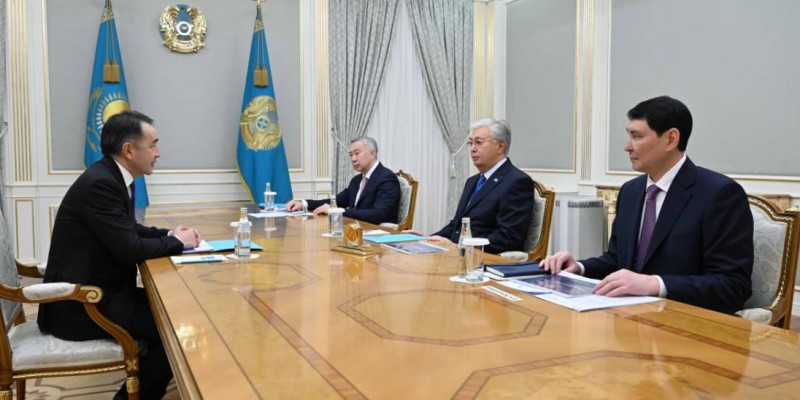 Президент Бақытжан Сағынтаевты қабылдады.