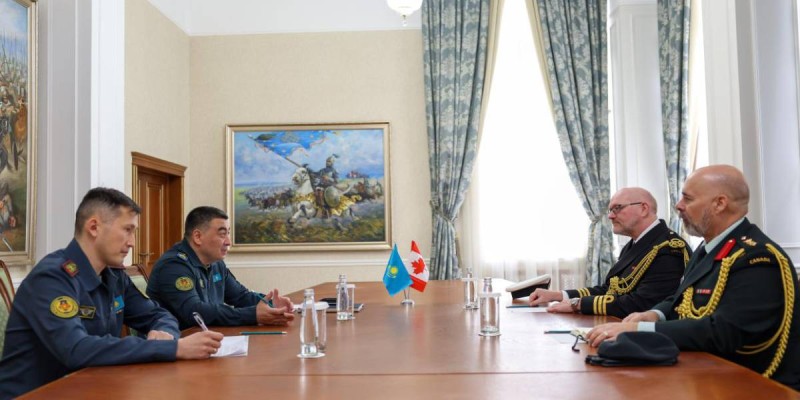 Канаданың әскери атташесі Қазақстанға келді.