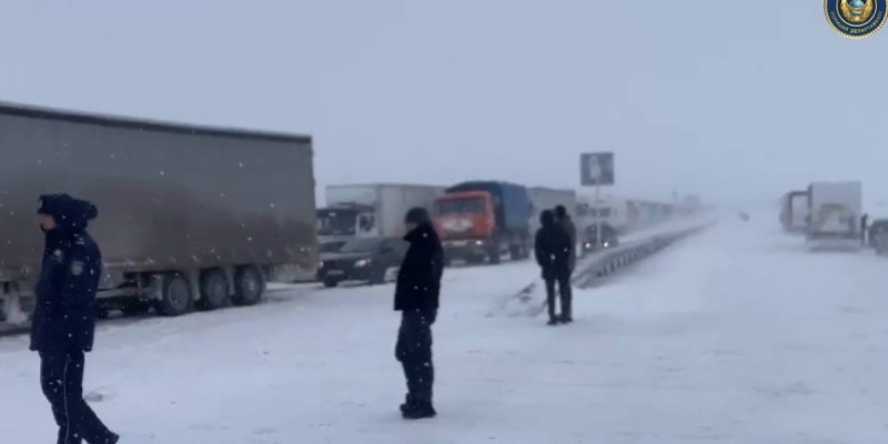 Түркістан облысында ауа райының қолайсыздығына байланысты барлық көлік қозғалысы шектелді.