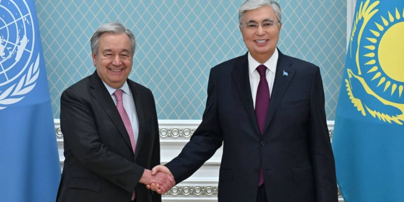 Президент Қасым-Жомарт Тоқаев БҰҰ Бас хатшысы Антониу Гутерришпен келіссөз жүргізді.