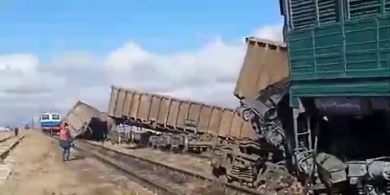 Ұлытау облысында пойыздар соқтығысты.
