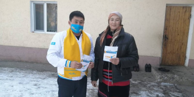 Түркістан — Төле би: «Есіктен есікке» акциясы жалғасуда.