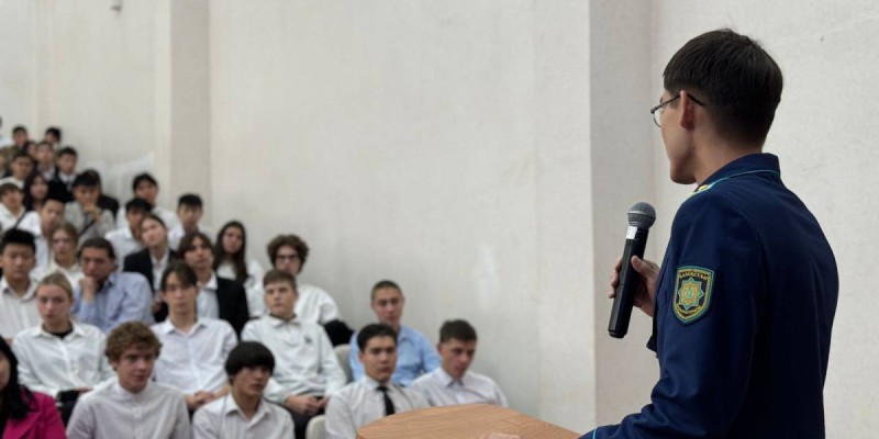 Елордалық колледж студенттеріне қауіпсіздіктің алдын алу бойынша  дәріс өтті.