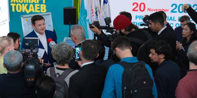 Әлемнің 37 елінен 44 шетелдік БАҚ Тоқаев штабына келді.
