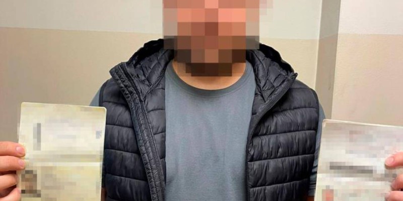 Бразилия азаматы жалған құжатпен ұсталды.