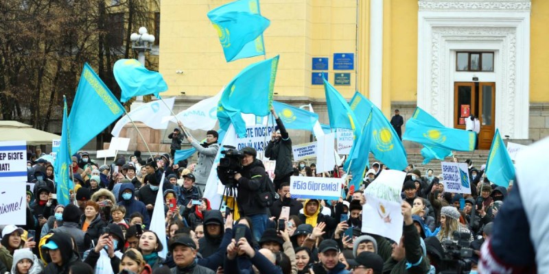 «Amanat» партиясы митингі өткізді.